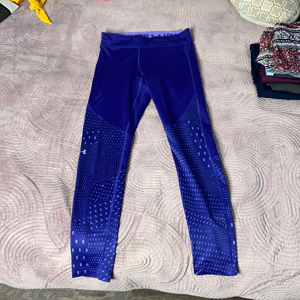 Under Armor Purple Spandex Full length leggings